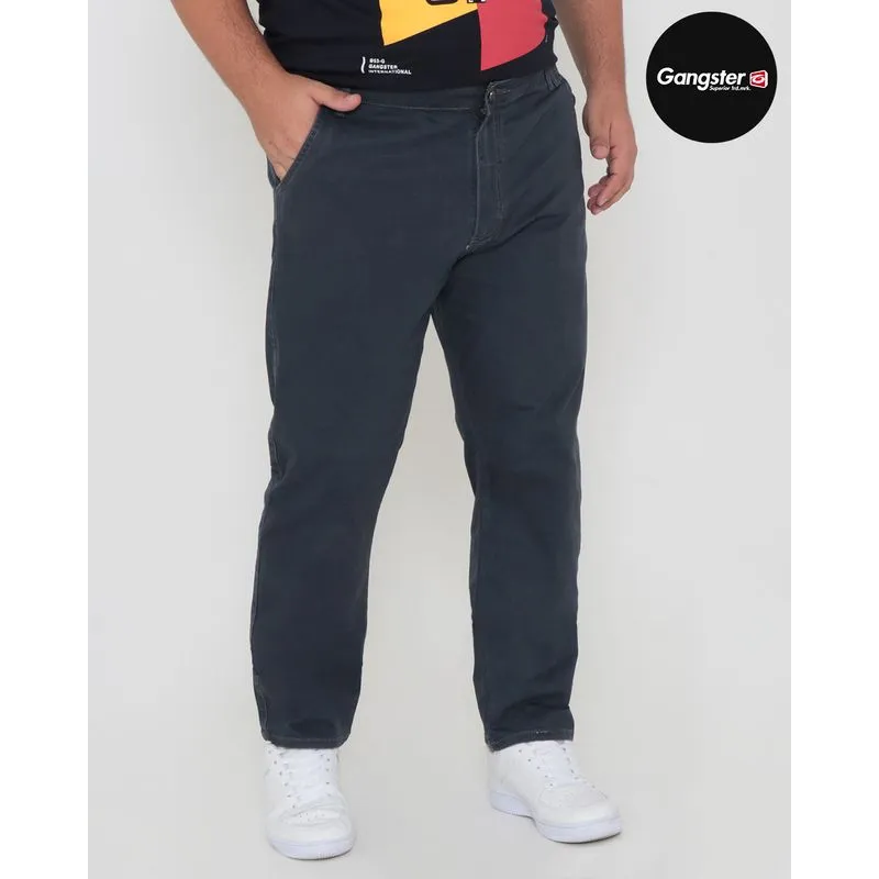 Calça Sarja Plus Size Skinny Gangster Azul 54