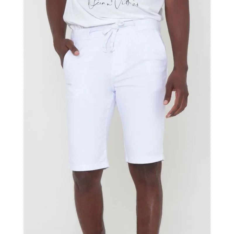 Bermuda Sarja Masculina Branca 46