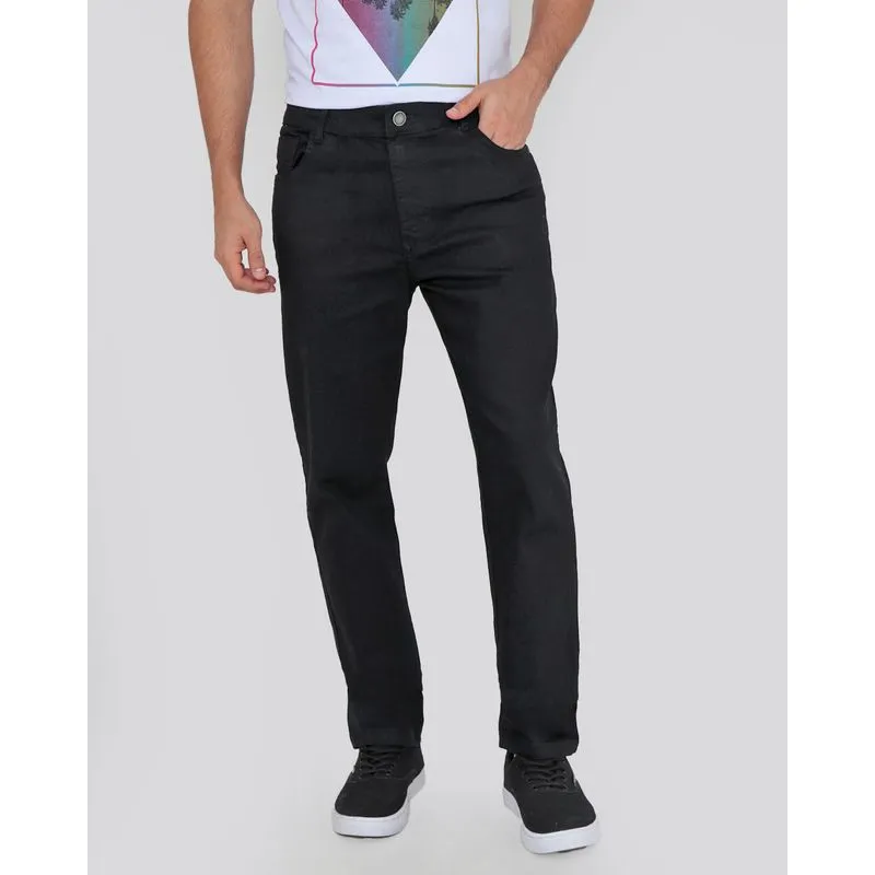 Calça Jeans Masculina Slim Preta 44