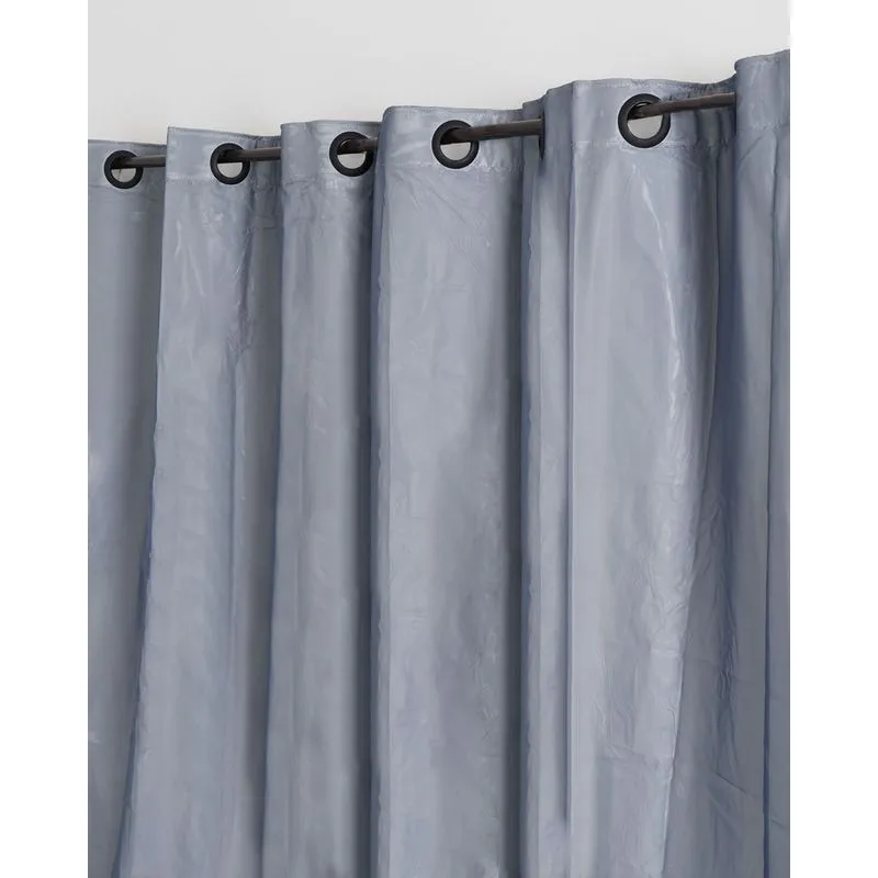 Cortina Pratika Slim Varão Até 1,5m Blackout Bella Janela Azul Marinho UN