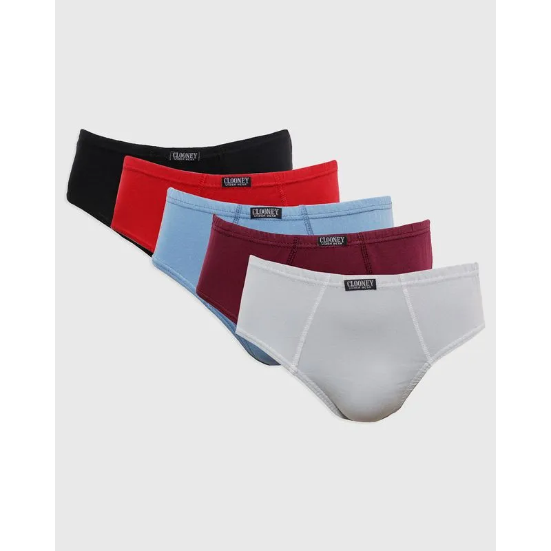 Kit 5 Cuecas Slip Masculinas Cores Sortidas Tamanho G G