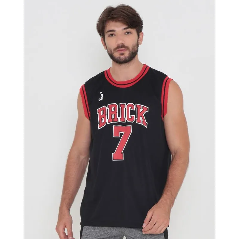 Regata Machão Basquete Preta G