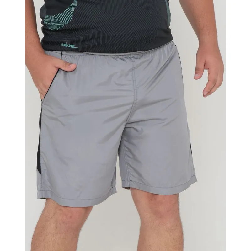 Bermuda Esportiva Masculina Plus Size Cinza G1