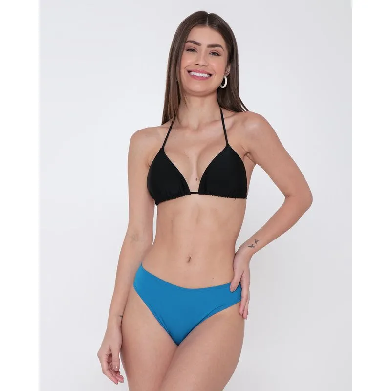 Biquíni Avulso Top Cortininha Com Bojo Preto P