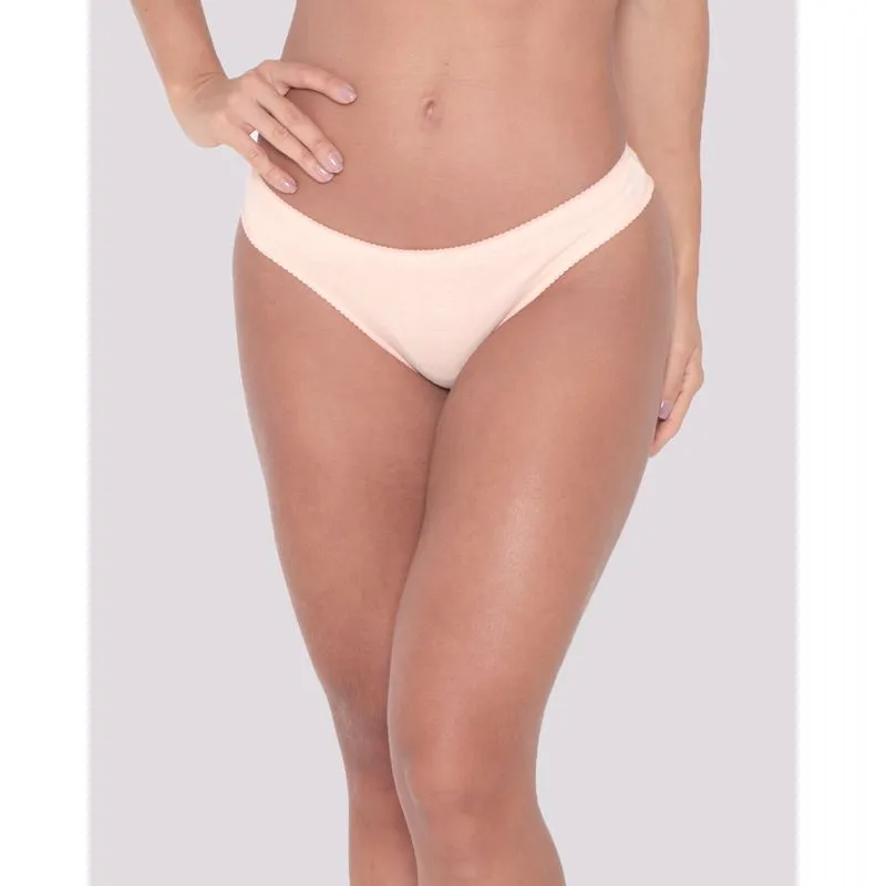 Calcinha Feminina Avulsa Biquíni Lisa Laranja Claro P