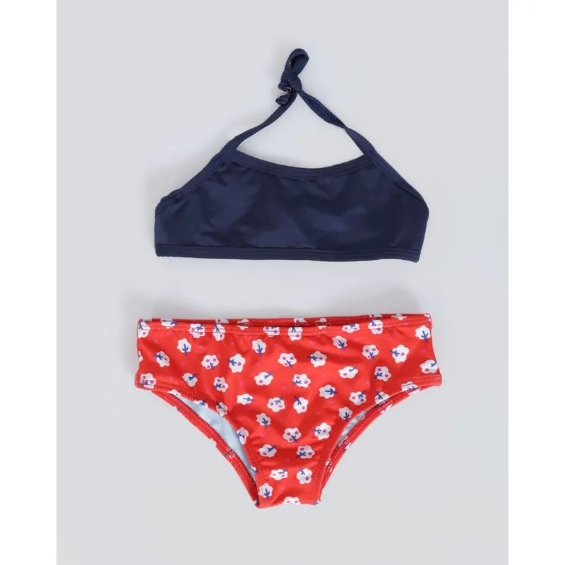 Biquíni Bebê Estampado Azul 2