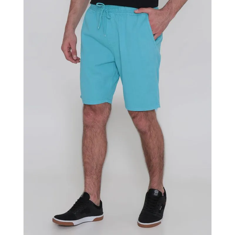 Bermuda Masculina Sarja Azul Claro M