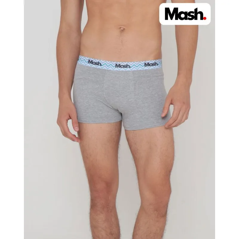 Cueca Boxer Mash Algodão Cinza Claro GG