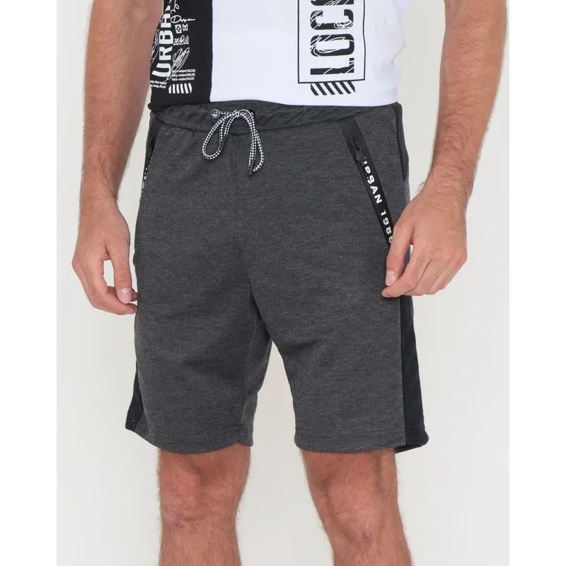 Bermuda Masculina Urban Moletom Cinza GG