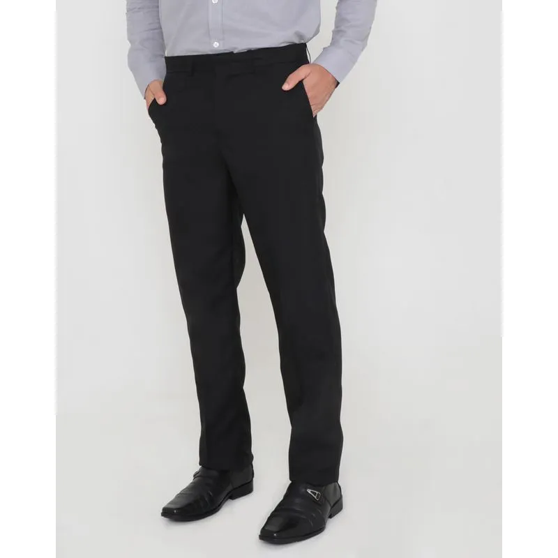 Calça Social Masculina Oxford Básica Preta 42