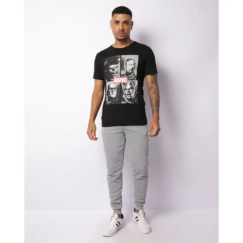 Calça Moletom Masculina Jogger Lisa Cinza Claro G