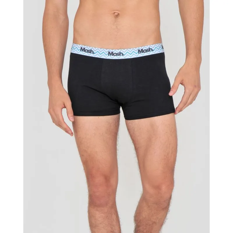 Cueca Boxer Masculina Mash Algodão Preta P