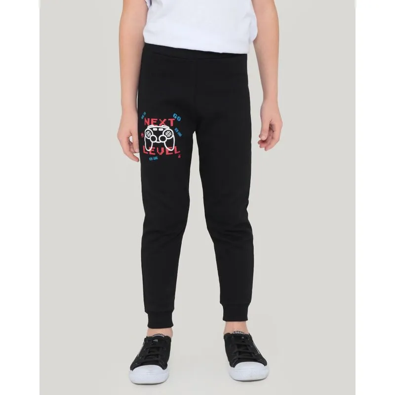 Calça de Moletom Infantil Estampa Jogo Preta 8