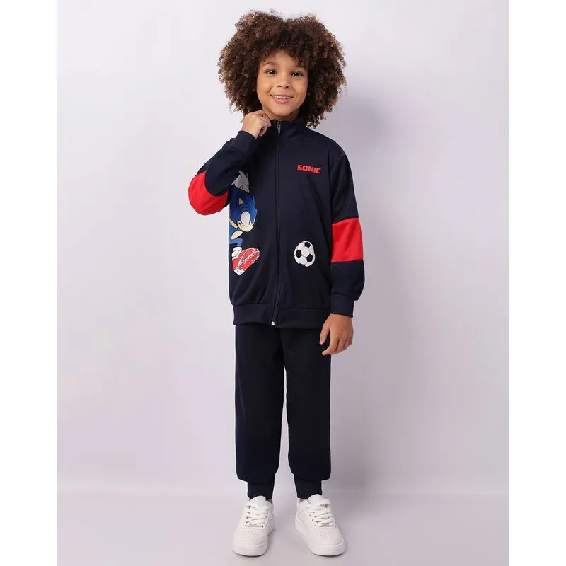 Calça Infantil Jogger Helanca Marinho 6