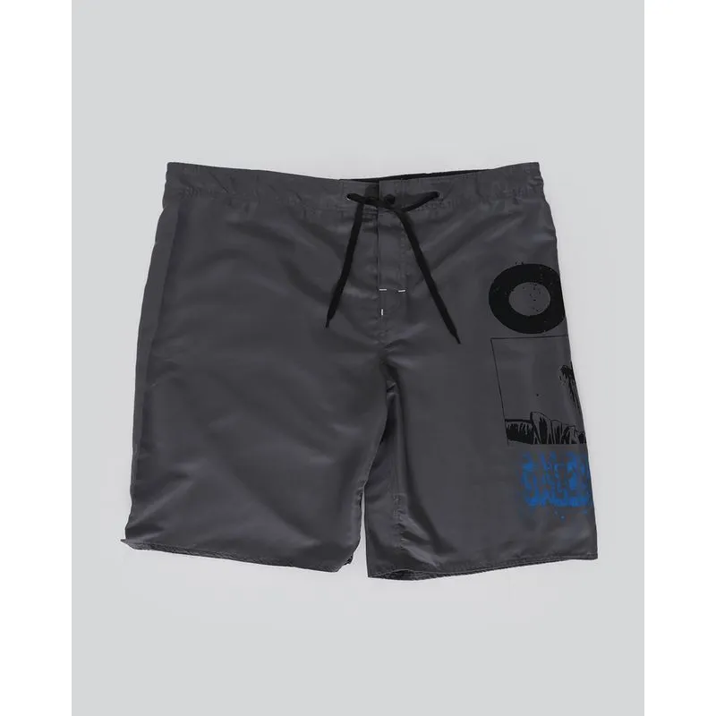 Bermuda Plus Size Masculina Cinza 50