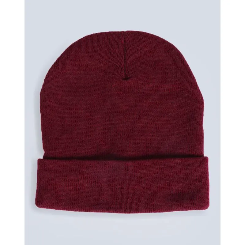 Gorro Básico Feminimo Vermelho Escuro M