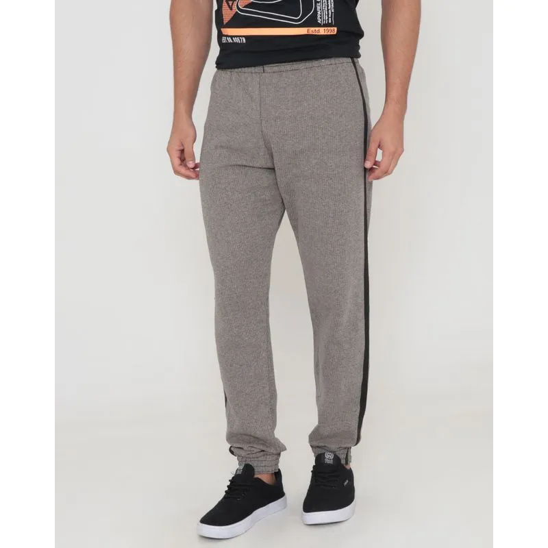 Calça Moletinho Jogger Mescla Cinza Claro G