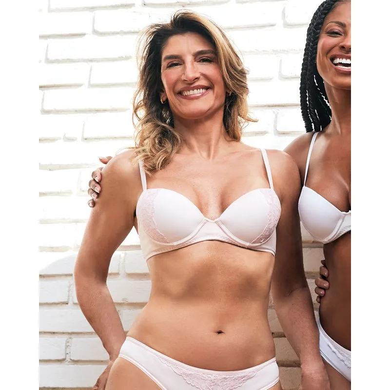 Sutiã Avulso Base Com Renda Rosa 42