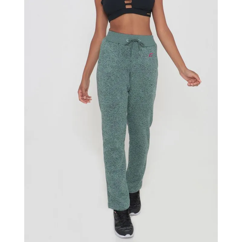 Calça Feminina Fitness Moletom Fitter Verde P
