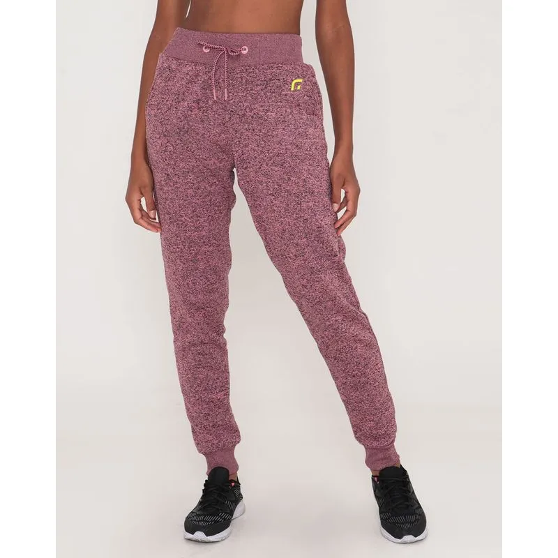 Calça Fitness Jogger Moletom Fitter Rosa P