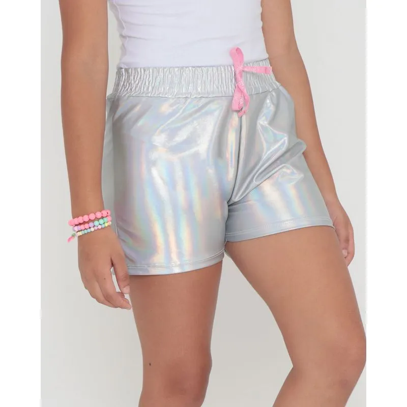 Short Cirrê Juvenil Boxer Cinza Claro 14