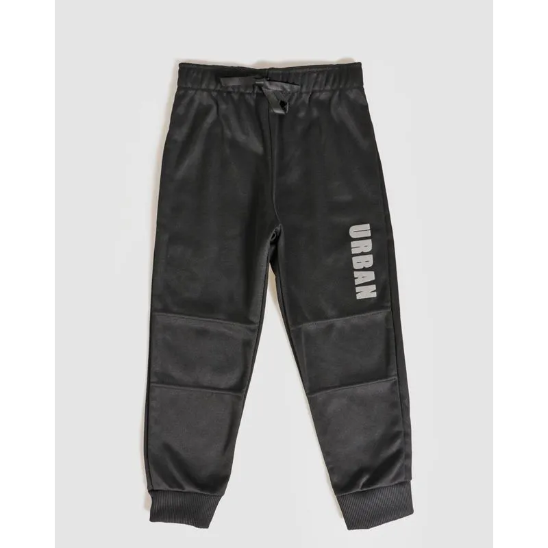 Calça Bebê Helanca Estampa Urban Preta 3