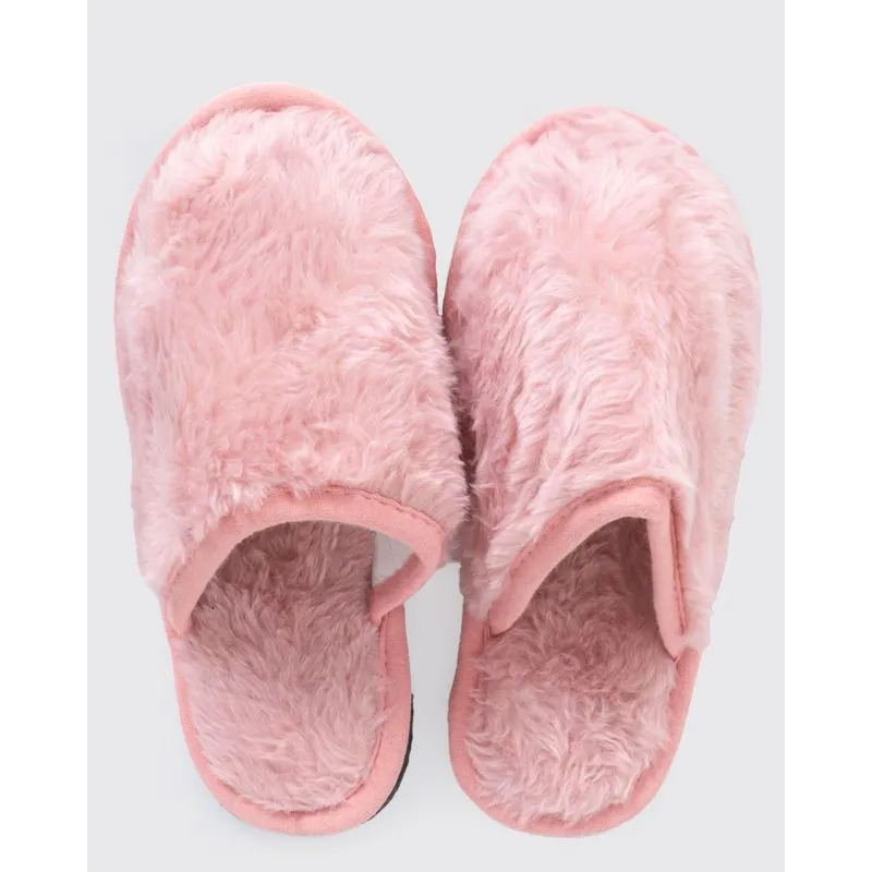 Pantufa Feminina Pelúcia Rosa Claro 39/40