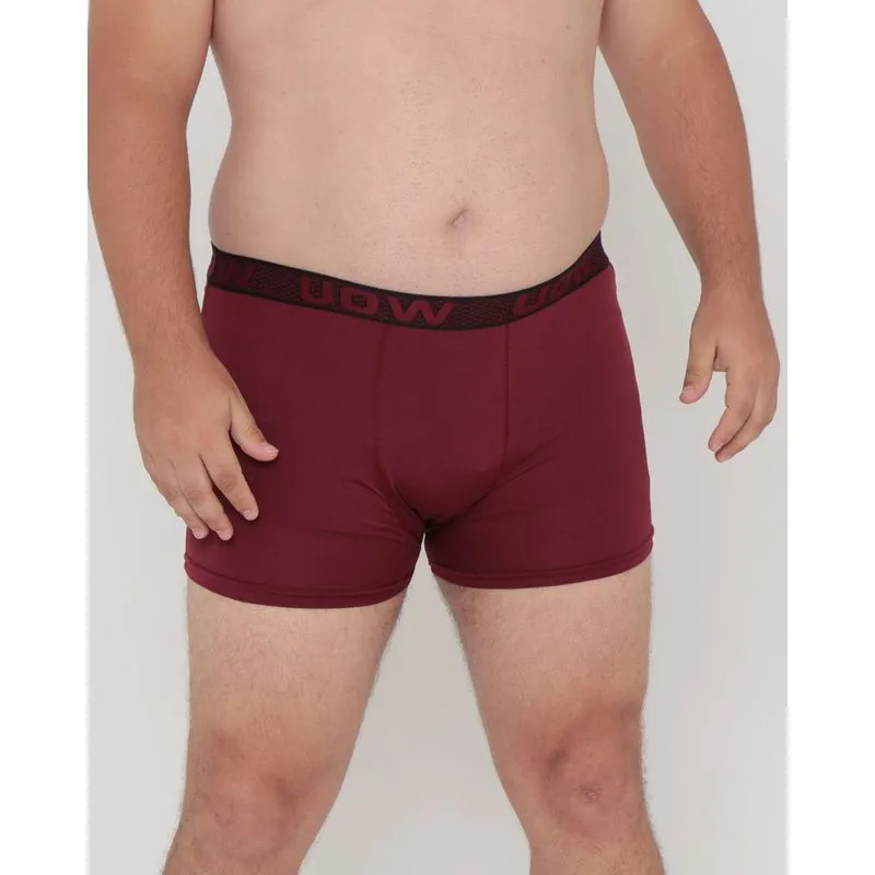 Cueca Plus Size Boxer Vinho G3