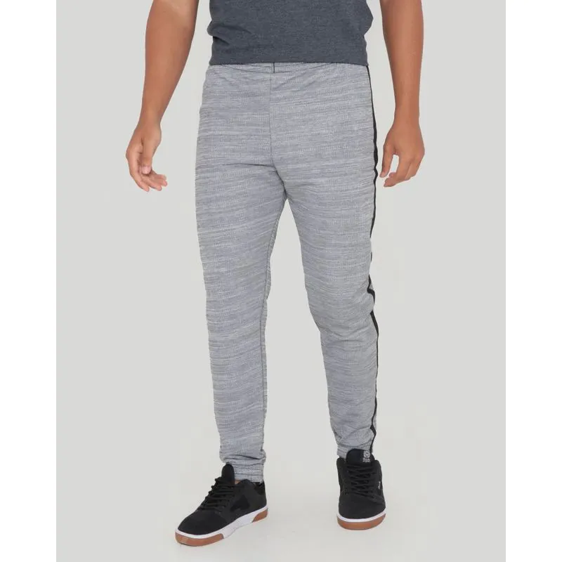 Calça Masculina Jogger Moletinho Cinza e Preta P