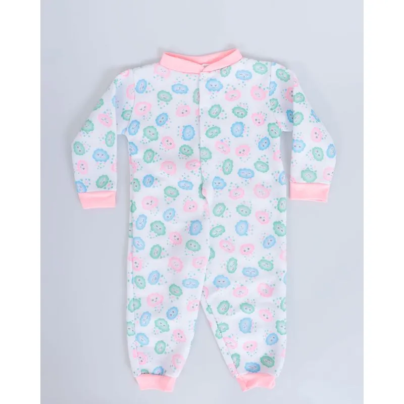 Macacão Infantil Soft Nuvem Branco 8