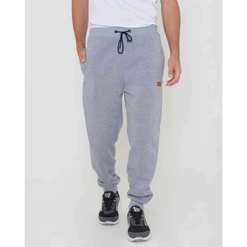 Calça Moletom Masculina Jogger Ocean Vibes Cinza Claro GG