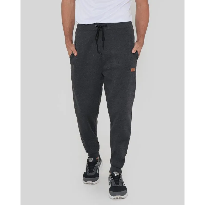 Calça Moletom Masculina Jogger Ocean Vibes Cinza Escuro P