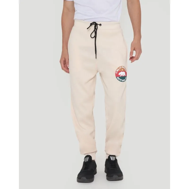 Calça Moletom Masculina Jogger Estampa Califórnia Off White G