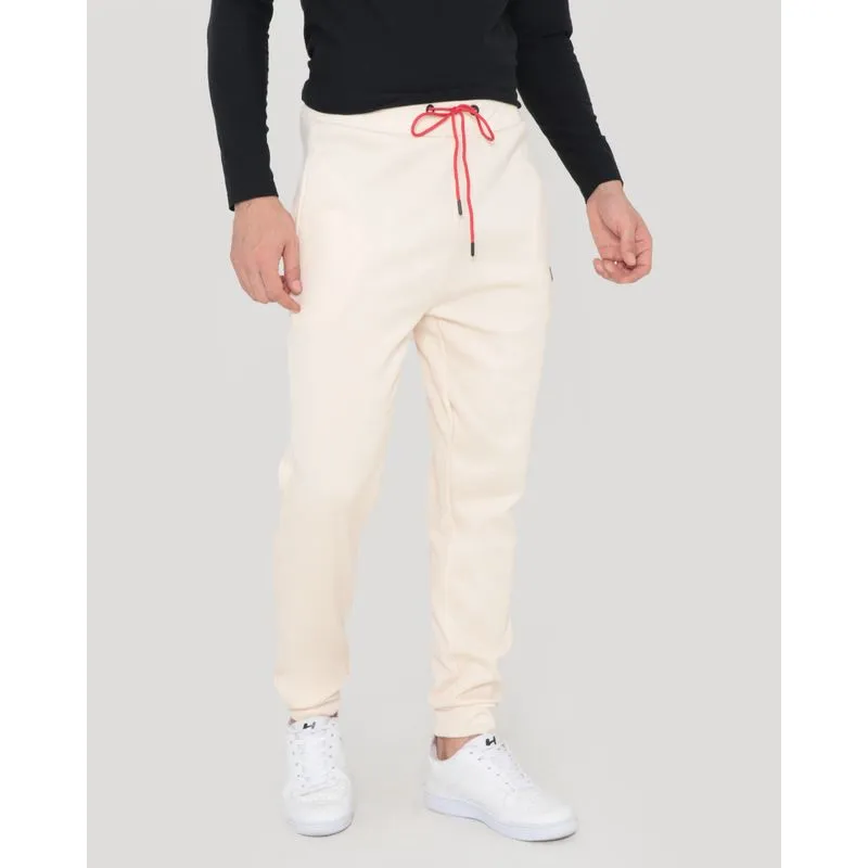 Calça Moletom Masculina Jogger Bege Claro G
