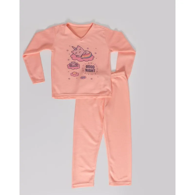 Pijama Juvenil Gola V Soft Boa Noite Laranja 10