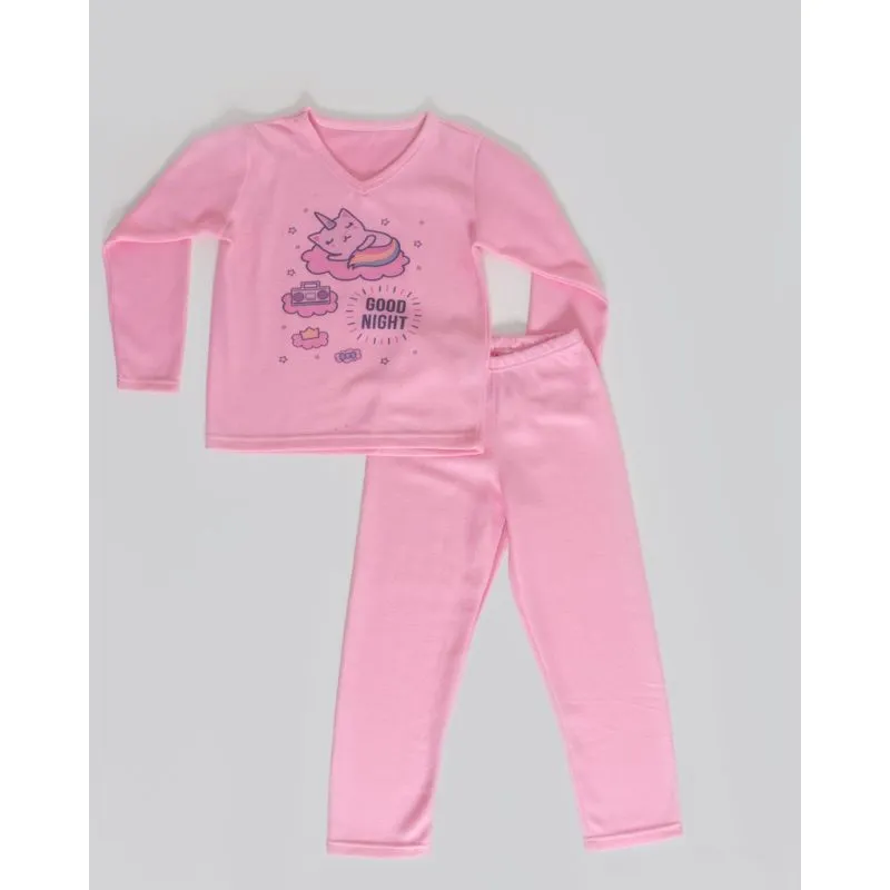 Pijama Juvenil Gola V Soft Boa Noite Rosa 12