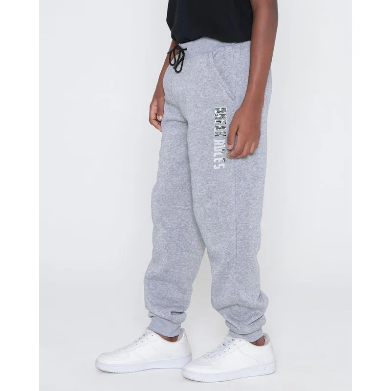 Calça Juvenil Jogger Estampa Camuflada Cinza 12