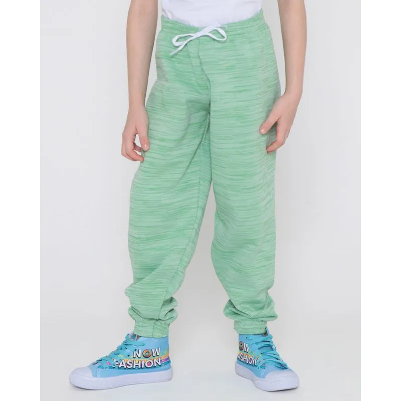 Calça Moletom Infantil Jogger Rajada Verde 6
