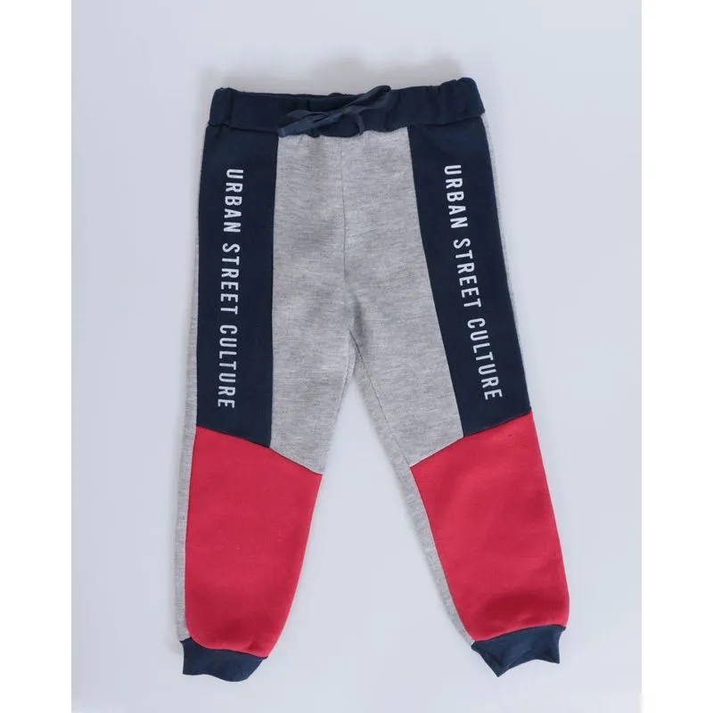 Calça Moletom Jogger Bebê Urban Street Cinza 2