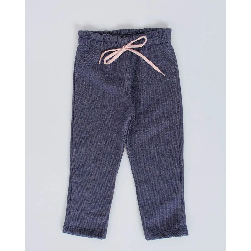 Calça Moletom Bebê Reta Marinho 3