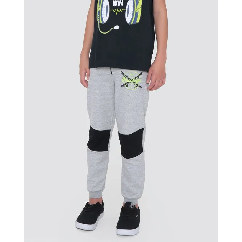 Calça Moletom juvenil Brooklyn Cinza 12