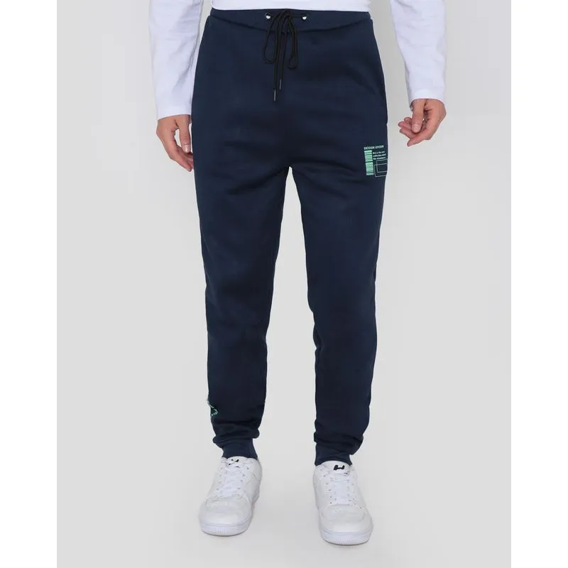 Calça Moletom Masculino Jogger Design Division Azul Marinho G