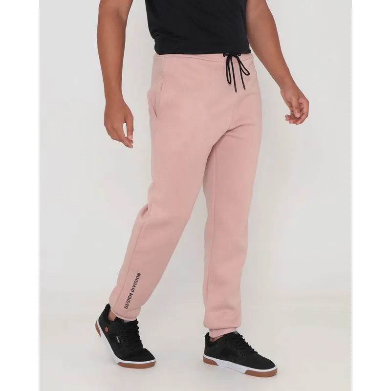 Calça Moletom Masculino Jogger Design Division Rosa Claro G