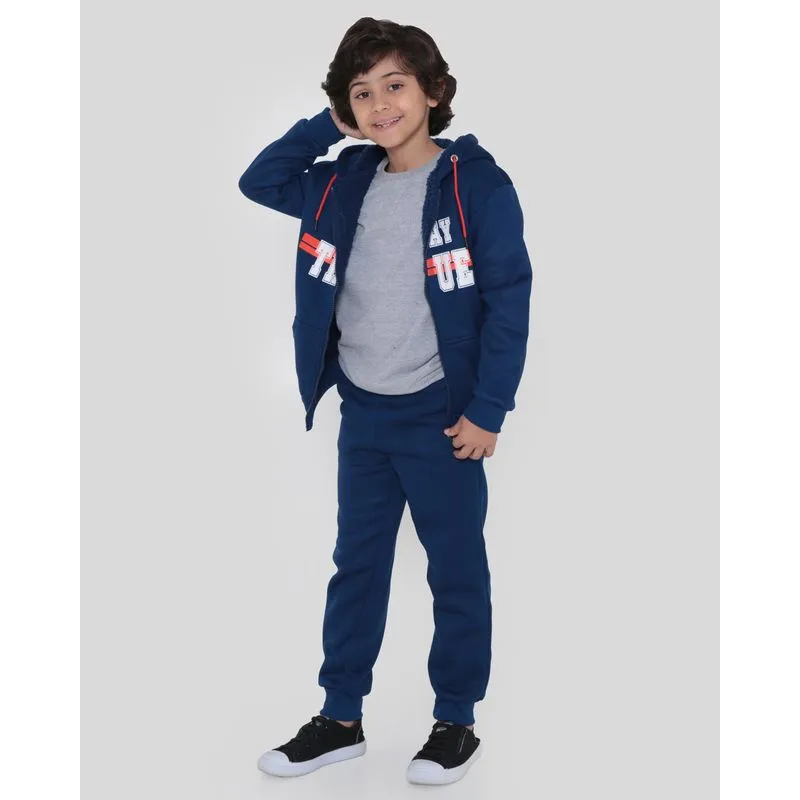 Conjunto Moletom Infantil Stay True Marinho 4