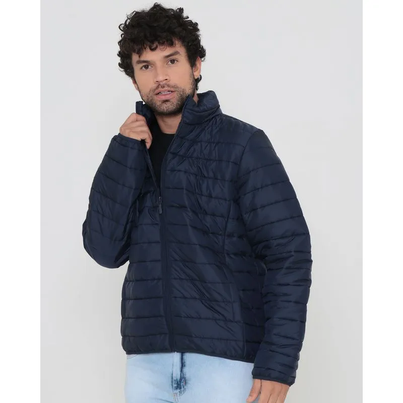 Jaqueta Masculina Puffer Azul Marinho M