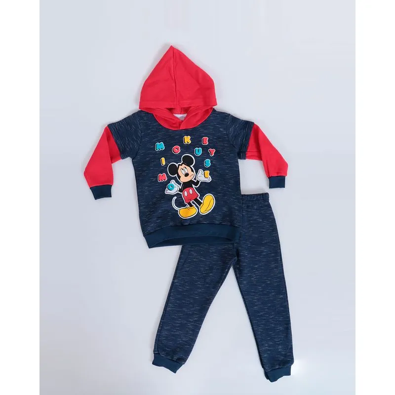 Conjunto Moletom Bebê Disney Mickey Mouse Marinho 2