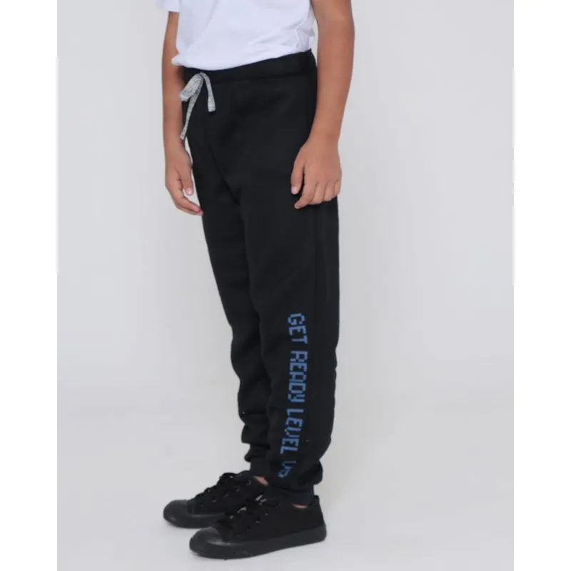 Calça Moletom Infantil Jogger Game Preta 4