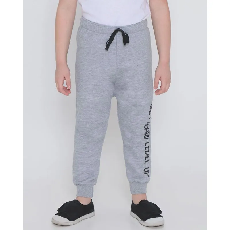 Calça Moletom Infantil Jogger Game Cinza Claro 8