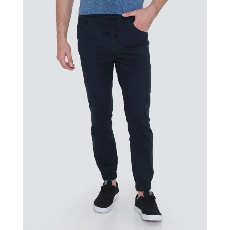 Calça Sarja Masculina Jogger Azul Marinho P