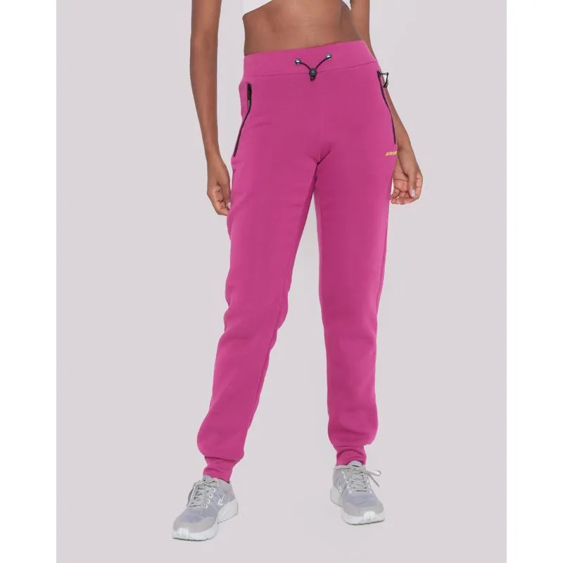 Calça Moletom Feminina Fitness Jogger Fitter Roxa GG